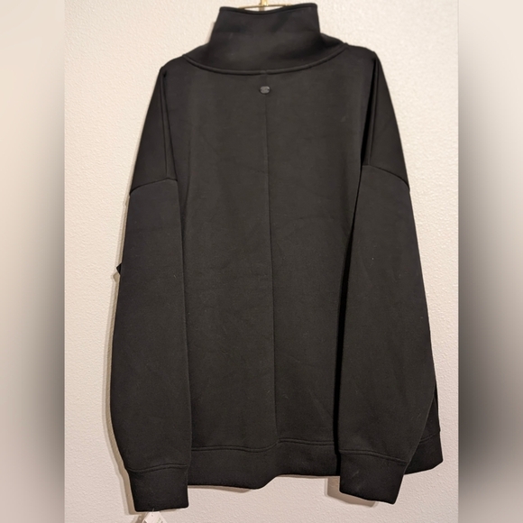 🧘‍♀️ GAIAM Hudson Scuba Popover 1/2 Zip Sweatshirt - Black - XL Women's 🧘‍♀️ - Picture 7 of 13